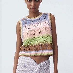 Zara sweater vest, only worn once!